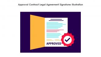 Approval Contract Legal Agreement Signatures Illustration