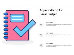 Approval Icon For Fiscal Budget