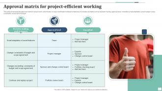 Approval Matrix For Project Efficient Working