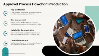 Approval Process Flowchart PPT Summary AT Colorful Pre-designed