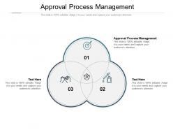 Approval process management ppt powerpoint presentation infographics picture cpb