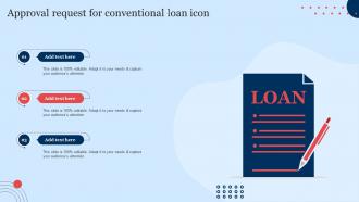 Approval Request For Conventional Loan Icon