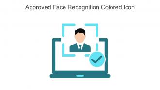 Approved Face Recognition Colored Icon In Powerpoint Pptx Png And Editable Eps Format