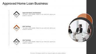 Approved Home Loan Business In Powerpoint And Google Slides Cpb