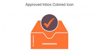 Approved Inbox Colored Icon In Powerpoint Pptx Png And Editable Eps Format