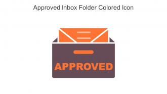 Approved Inbox Folder Colored Icon In Powerpoint Pptx Png And Editable Eps Format
