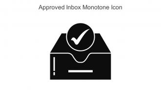 Approved Inbox Monotone Icon In Powerpoint Pptx Png And Editable Eps Format