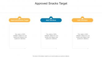 Approved Snacks Target In Powerpoint And Google Slides Cpb