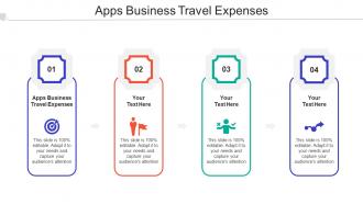 Apps Business Travel Expenses Ppt Powerpoint Presentation Portfolio Show Cpb