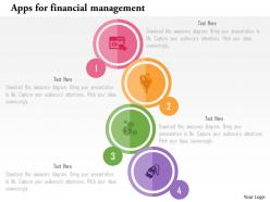 Apps for financial management flat powerpoint design