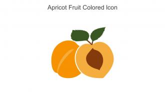 Apricot Fruit Colored Icon In Powerpoint Pptx Png And Editable Eps Format