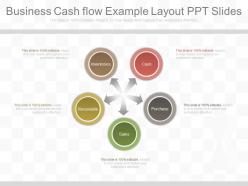 Apt business cash flow example layout ppt slides