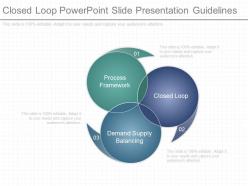 Apt Closed Loop Powerpoint Slide Presentation Guidelines