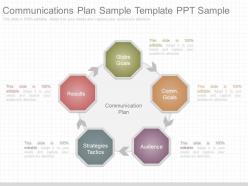 Apt Communications Plan Sample Template Ppt Sample