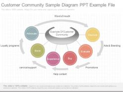 Apt customer community sample diagram ppt example file