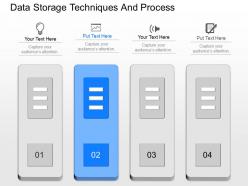 Apt data storage techniques and process powerpoint template