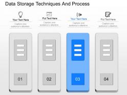 Apt data storage techniques and process powerpoint template