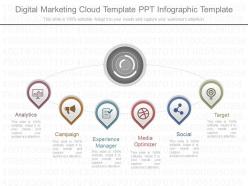 Apt digital marketing cloud template ppt infographic template