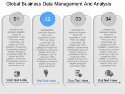 Apt global business data management and analysis powerpoint template
