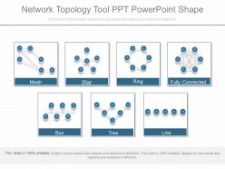 Apt network topology tool ppt powerpoint shape