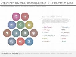 Apt opportunity in mobile financial services ppt presentation slide