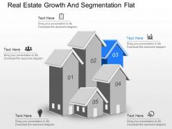 Apt real estate growth and segmentation flat powerpoint template