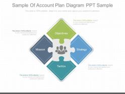 Apt sample of account plan diagram ppt sample