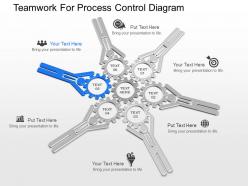 Apt teamwork for process control diagram powerpoint template