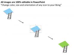 Apt way to success diagram flat powerpoint design
