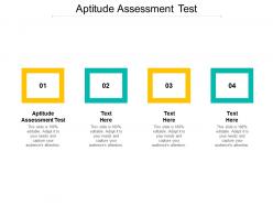 Aptitude assessment test ppt powerpoint presentation summary graphics design cpb