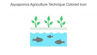 Aquaponics Agriculture Technique Colored Icon In Powerpoint Pptx Png And Editable Eps Format