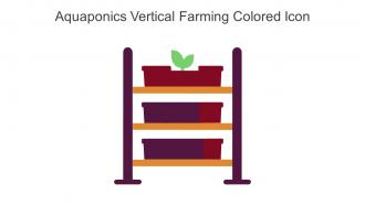 Aquaponics Vertical Farming Colored Icon In Powerpoint Pptx Png And Editable Eps Format