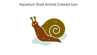 Aquarium Snail Animal Colored Icon In Powerpoint Pptx Png And Editable Eps Format