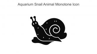 Aquarium Snail Animal Monotone Icon In Powerpoint Pptx Png And Editable Eps Format