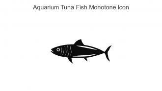 Aquarium Tuna Fish Monotone Icon In Powerpoint Pptx Png And Editable Eps Format