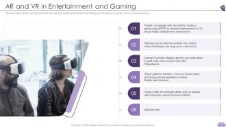 AR And VR In Entertainment And Gaming Ppt Layouts File Formats