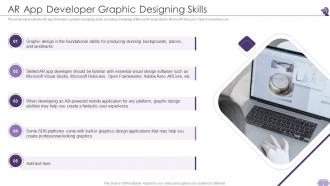 AR App Developer Graphic Designing Skills Ppt Layouts Portrait