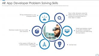Ar app developer problem solving skills virtual reality and augmented reality
