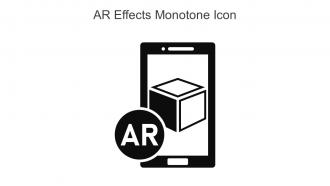 AR Effects Monotone Icon In Powerpoint Pptx Png And Editable Eps Format
