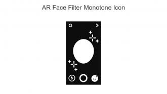 AR Face Filter Monotone Icon In Powerpoint Pptx Png And Editable Eps Format