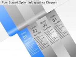 ar Four Staged Option Infographics Diagram Powerpoint Template