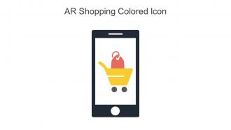 AR Shopping Colored Icon In Powerpoint Pptx Png And Editable Eps Format