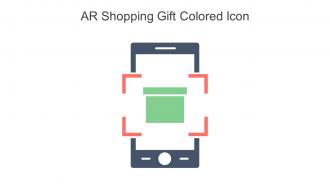 AR Shopping Gift Colored Icon In Powerpoint Pptx Png And Editable Eps Format