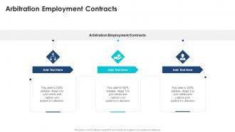 Arbitration Employment Contracts In Powerpoint And Google Slides Cpb