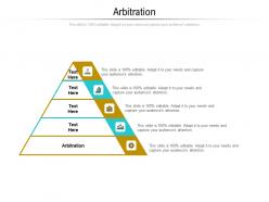 Arbitration ppt powerpoint presentation infographic template templates cpb