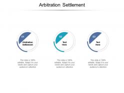 Arbitration settlement ppt powerpoint presentation portfolio vector cpb