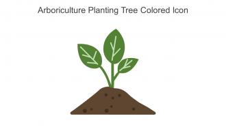 Arboriculture Planting Tree Colored Icon In Powerpoint Pptx Png And Editable Eps Format