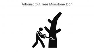 Arborist Cut Tree Monotone Icon In Powerpoint Pptx Png And Editable Eps Format