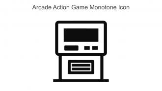 Arcade Action Game Monotone Icon In Powerpoint Pptx Png And Editable Eps Format