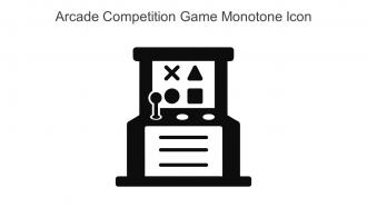 Arcade Competition Game Monotone Icon In Powerpoint Pptx Png And Editable Eps Format